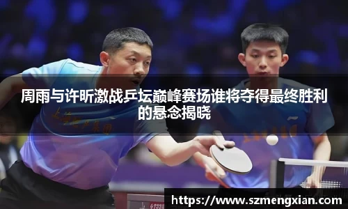 周雨与许昕激战乒坛巅峰赛场谁将夺得最终胜利的悬念揭晓